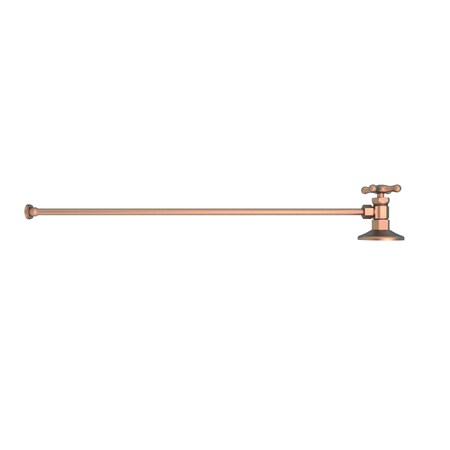 Newport Brass Toilet Supply Kit, 1/2" Compression in Antique Copper 482X-08A